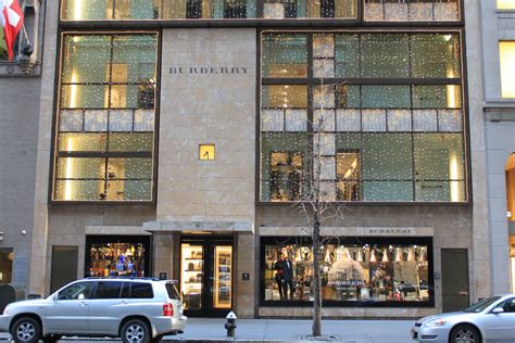 Burberry store in NYC